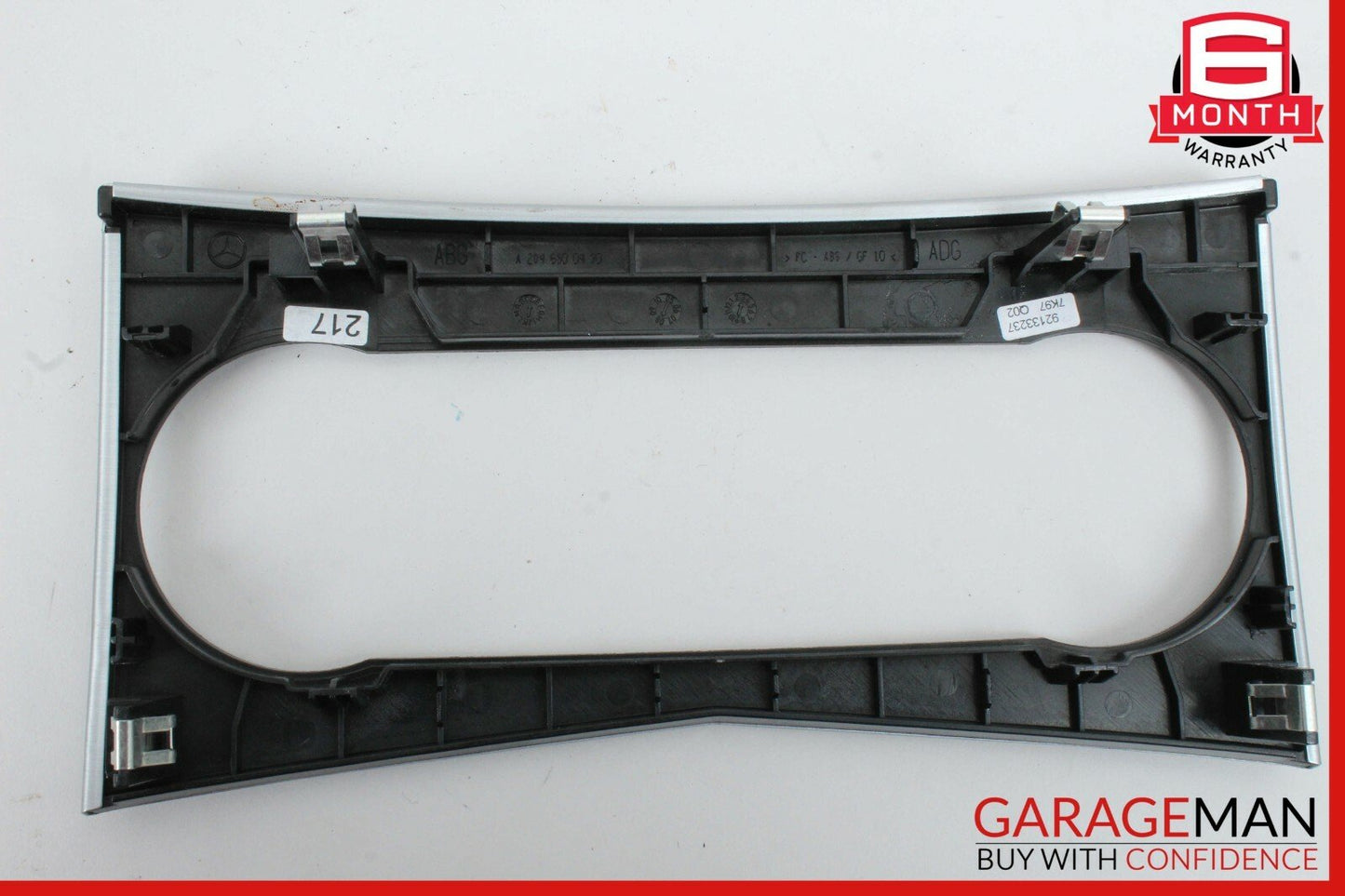 08-14 Mercedes W204 C250 C300 AC A/C Climate Control Switch Trim Bezel