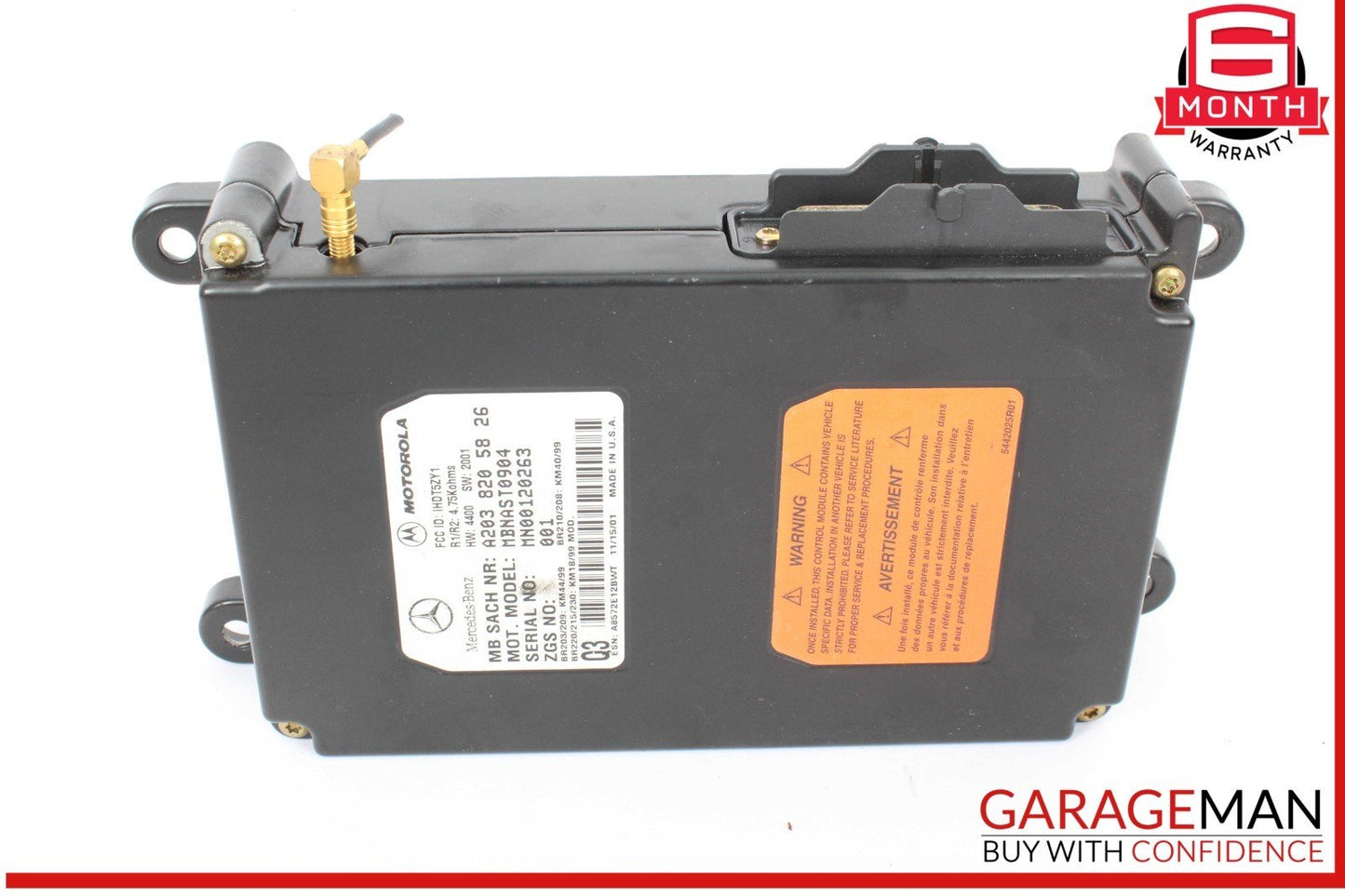 00-09 Mercedes W203 C32 AMG SL550 Voice Command Control Module 2038205826 OEM