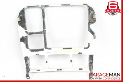 00-02 Mercedes W220 S600 S430 Radio Dash Wood Trim Bezel Panel Cover Wood OEM