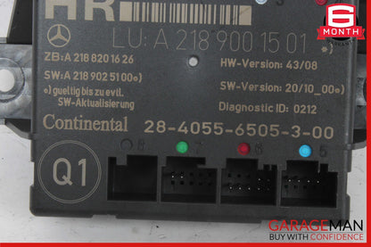 08-18 Mercedes GLK350 CLS400 E550 C250 Rear Right Side Door Control Module Unit