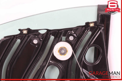 03-12 Mercedes R230 SL500 Rear Left Window Quarter Glass w/ Regulator Motor OEM