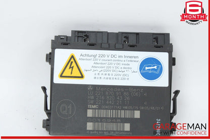 07-10 Mercedes W216 CL550 S550 Front Left or Right Seat Contour Control Module