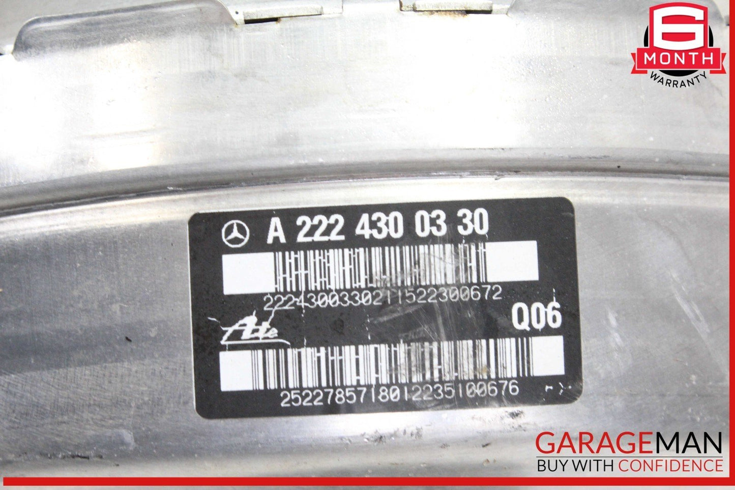 14-17 Mercedes W222 S550 Power Brake Booster Master Cylinder w/ Reservoir OEM