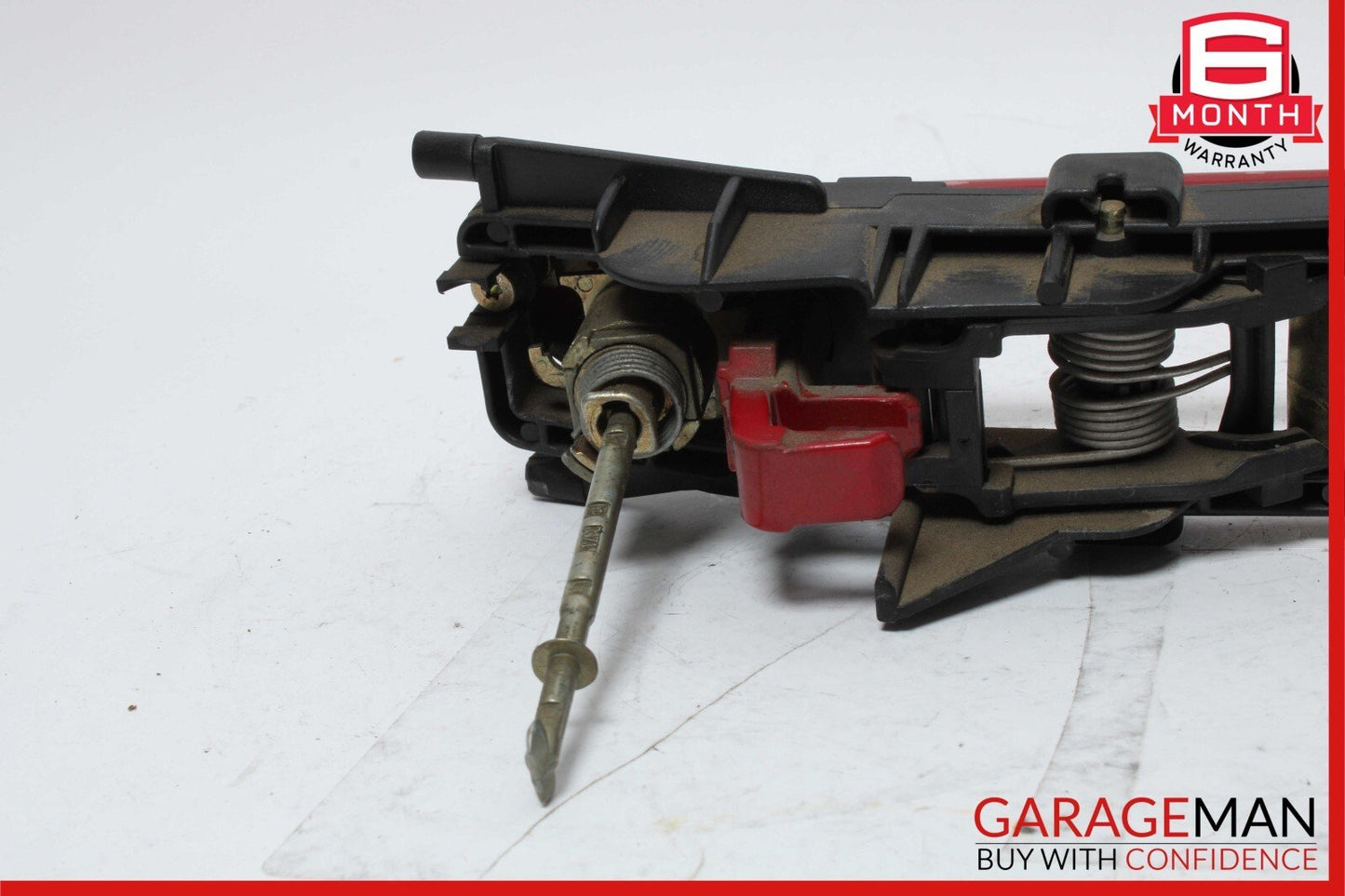 05-11 Mercedes R171 SLK350 Front Left Driver Side Exterior Door Handle Red OEM