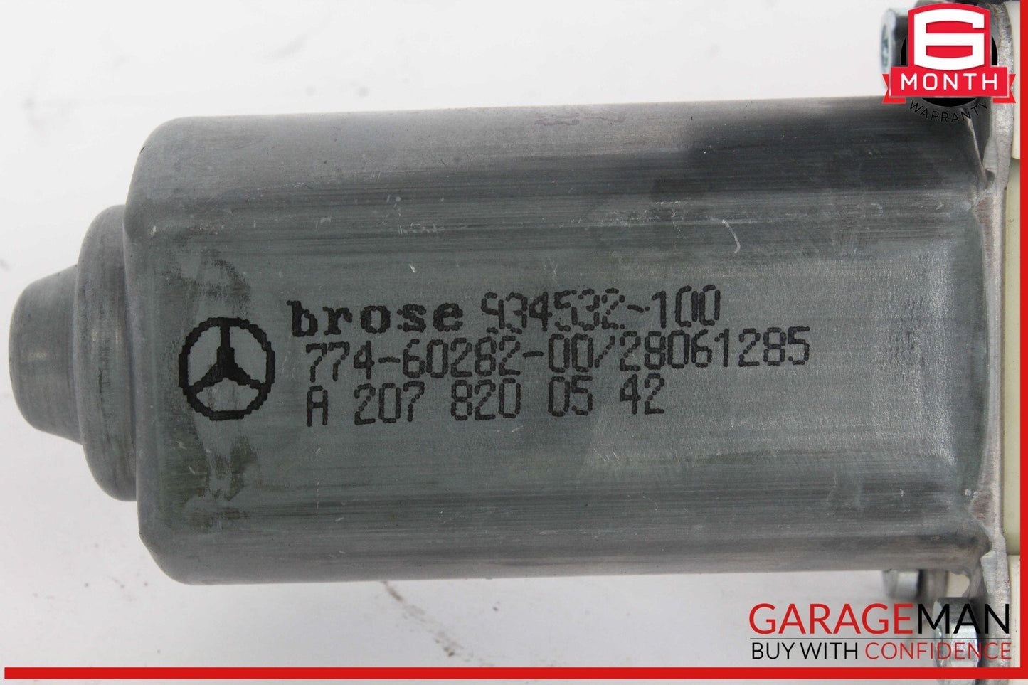 10-20 Mercedes W212 E350 E550 Front Left Window Regulator Motor 2078200542 OEM