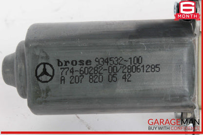 10-20 Mercedes W212 E350 E550 Front Left Window Regulator Motor 2078200542 OEM