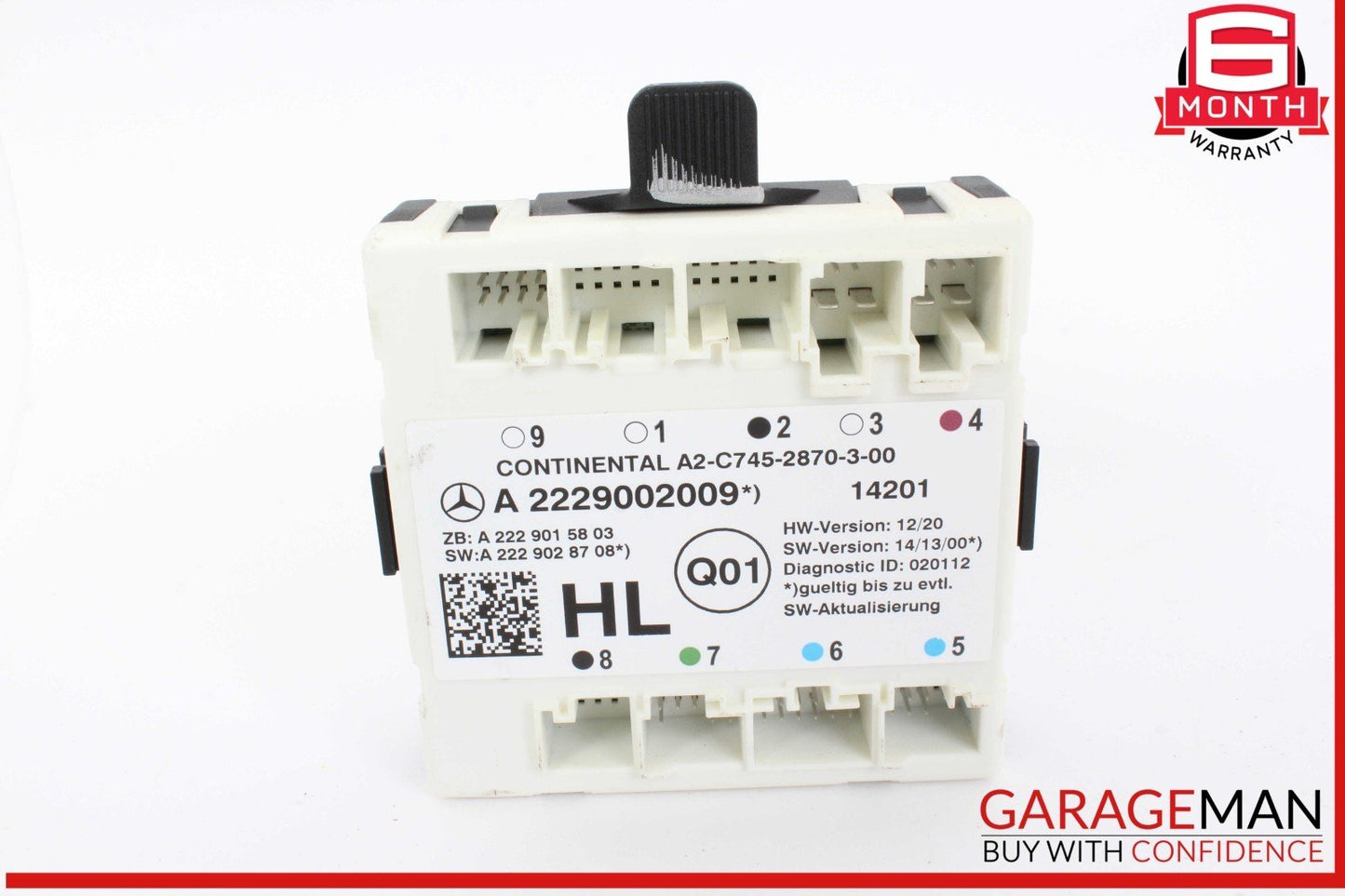 15-23 Mercedes W205 C300 C400 GLC300 Rear Left Side Door Control Module Unit OEM