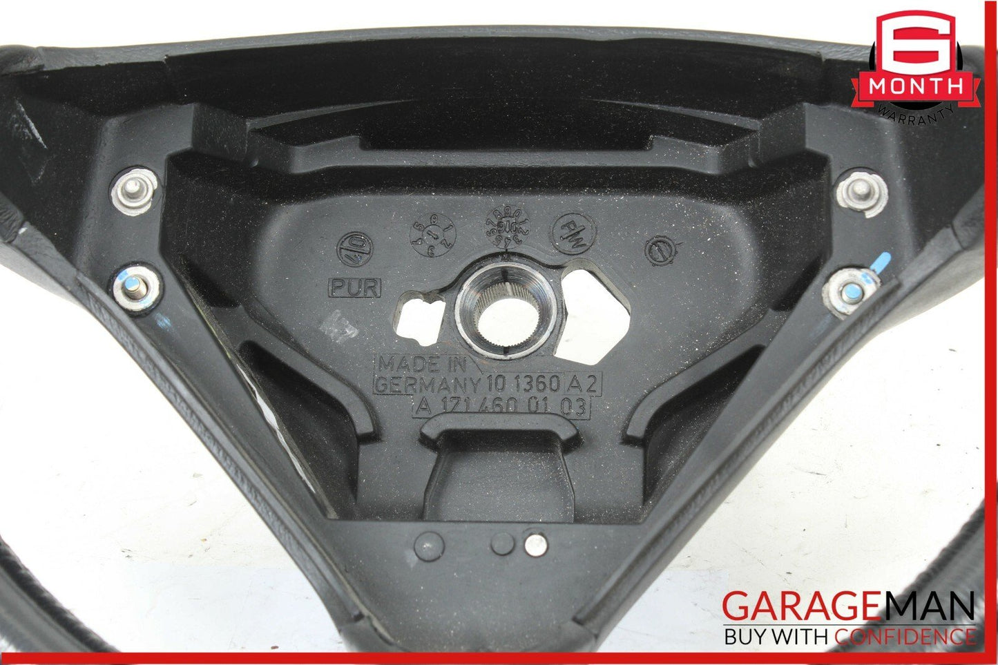 05-08 Mercedes SLK280 C230 Sport 3 Spoke Steering Wheel Leather Black OEM