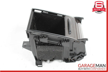 06-11 Mercedes W219 CLS500 Rear Center Console Cupholder Armrest Storage Wood