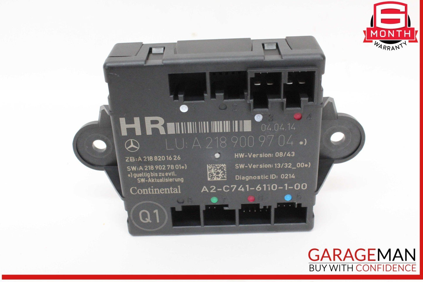 08-18 Mercedes W212 E350 Rear Right Passenger Side Door Control Module Unit OEM