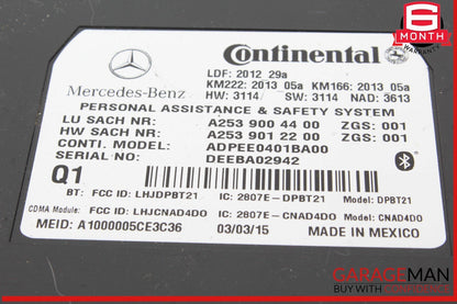 10-20 Mercedes W205 C300 C400 GLA250 SL400 Communication Control Module