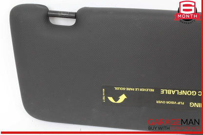 14-17 Audi SQ5 Front Left Driver Side Sun Visor Sunvisor Black 8K0857551 OEM