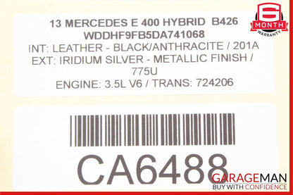 10-18 Mercedes W212 E350 E400 CLS550 Sport Rear Left Side Exhaust Muffler Tip