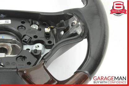 07-10 Mercedes S550 CL550 4 Spoke Steering Wheel w/ Paddle Shifters Black Wood