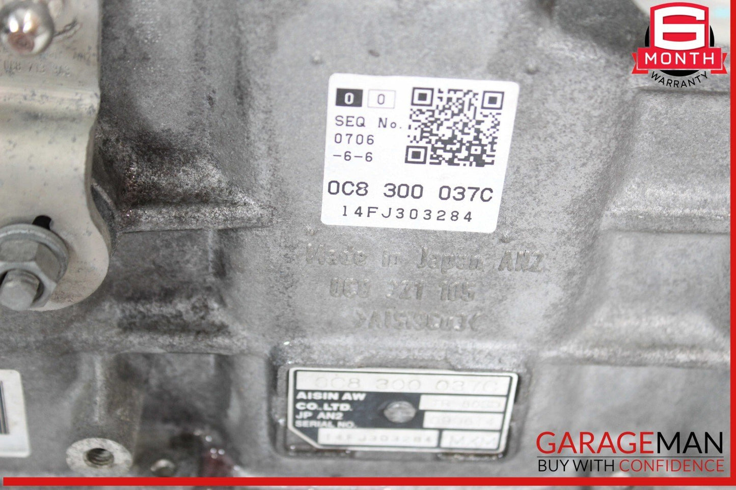 11-18 Porsche Cayenne 958 3.6L V6 AT Automatic Transmission Assembly OEM 136k
