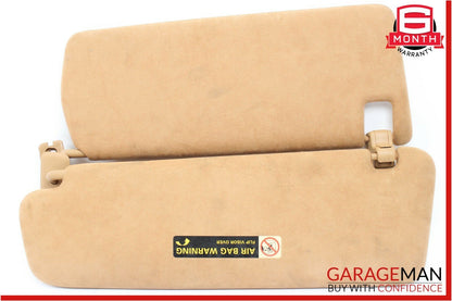 08-10 Porsche Cayenne 957 Front Right Side Sunvisor Sun Visor Shade Alcantara