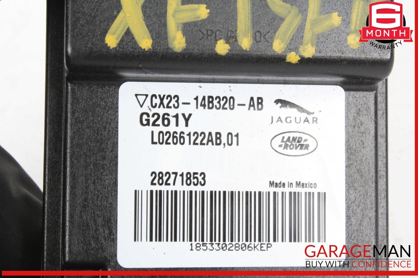 12-15 Jaguar XF X250 Front Right Passenger Seat Weight Sensor CX2314B320AB OEM