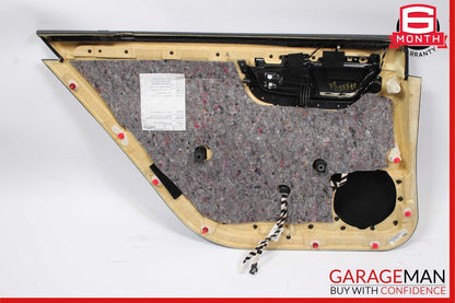 07-09 Mercedes W221 S550 Rear Right Passenger Interior Door Panel Black OEM