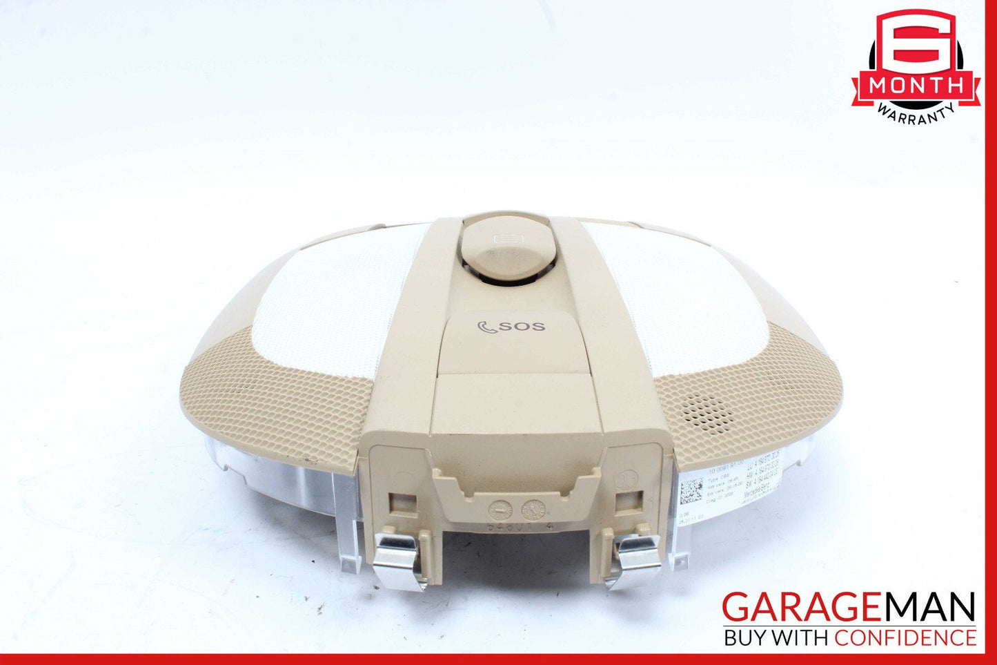 06-13 Mercedes X164 GL450 ML350 R350 Front Top Overhead Dome Light Lamp Brown