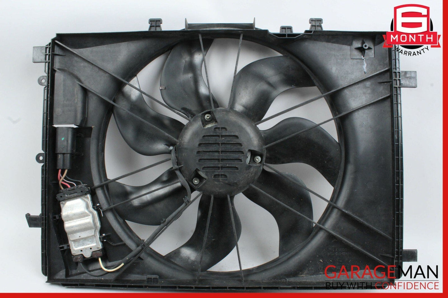 08-11 Mercedes W204 C300 Engine Radiator Cooling Fan Motor Assembly OEM