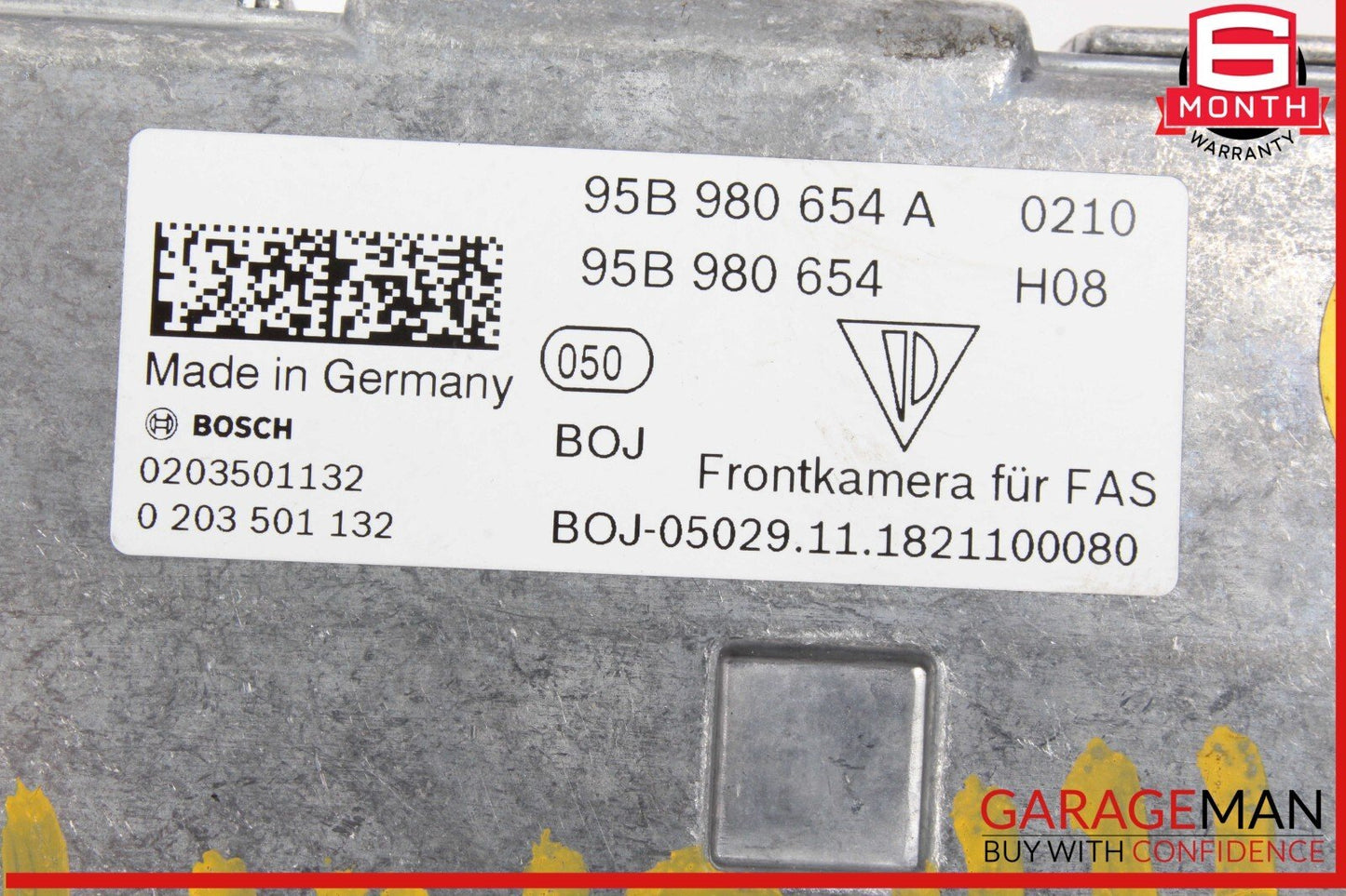 19-23 Porsche Macan 95B Front Windshield View Camera 95B980654A OEM