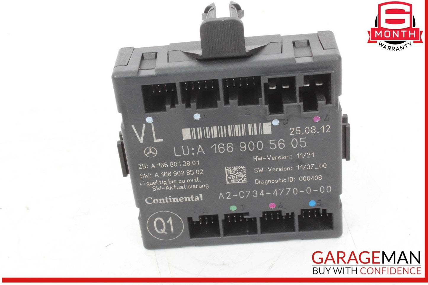 12-19 Mercedes X166 GL450 Front Left Drive Side Door Control Module Unit OEM