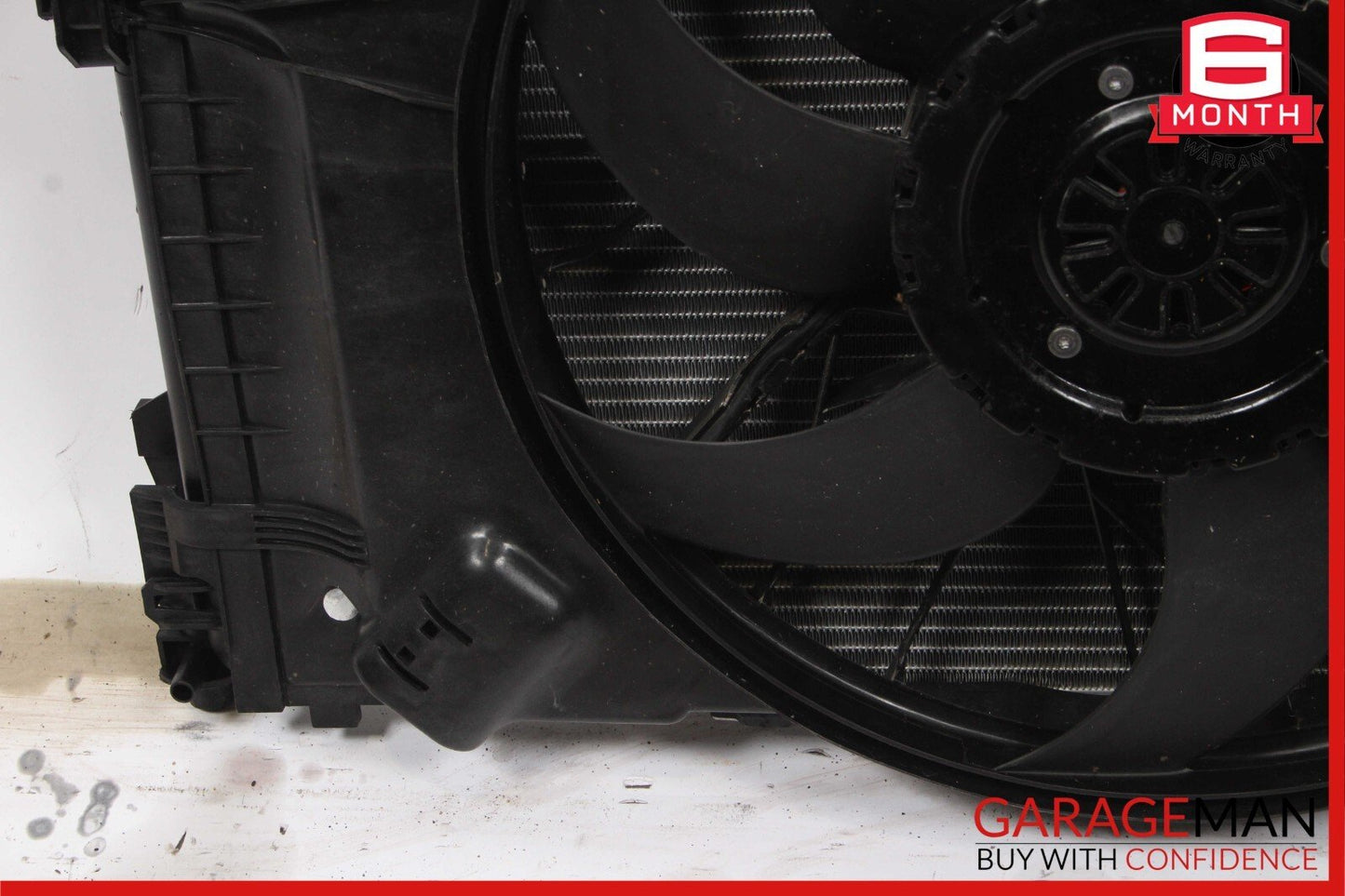 06-07 Mercedes W203 C230 Engine Cooling Radiator Fan Motor Shroud Assembly