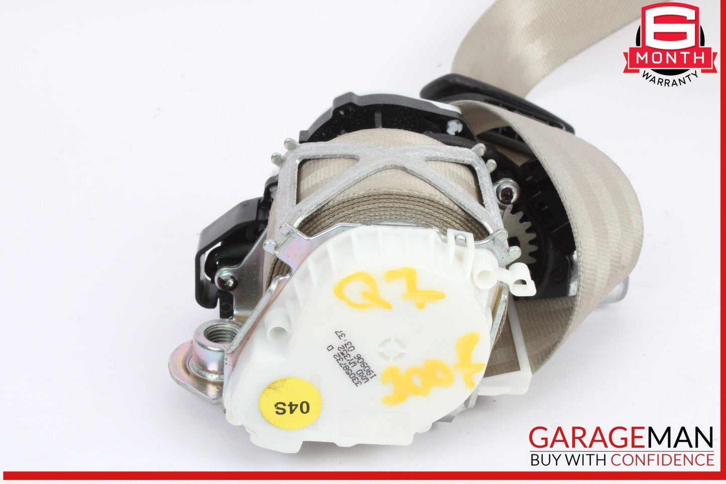 07-15 Audi Q7 Front Right Passenger Side Seatbelt Seat Belt Retractor OEM