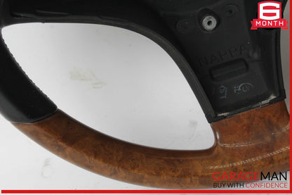 09-12 Mercedes R171 SLK300 SL550 SLK350 3 Spoke Steering Wheel Wood OEM