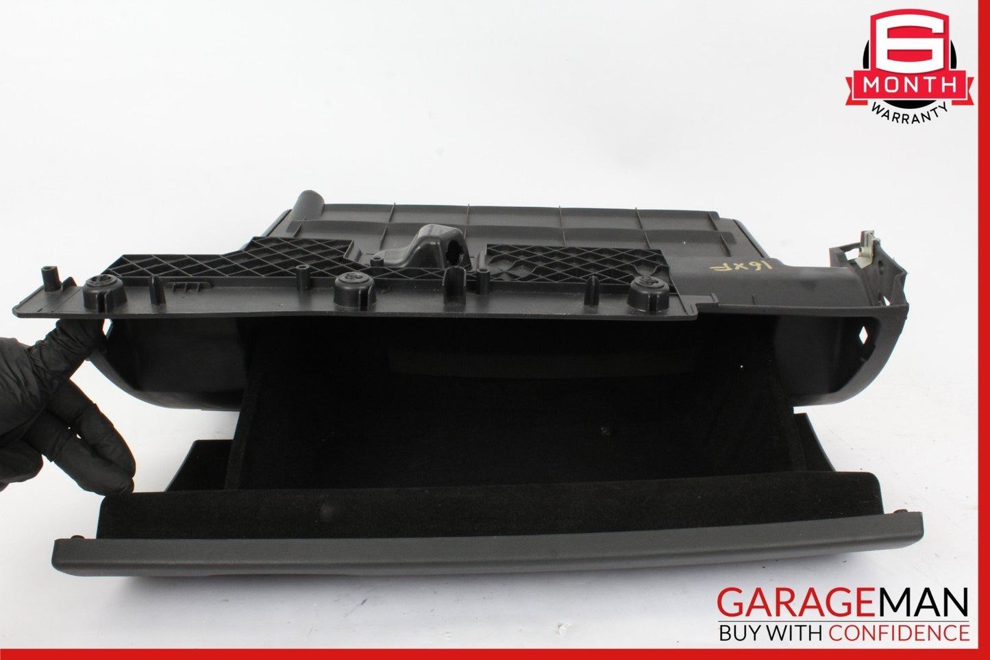 16-20 Jaguar XF Dash Glovebox Glove Box Storage Compartment Black OEM