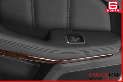 10-13 Mercedes W212 E350 E550 Rear Left Interior Door Panel Cover Black