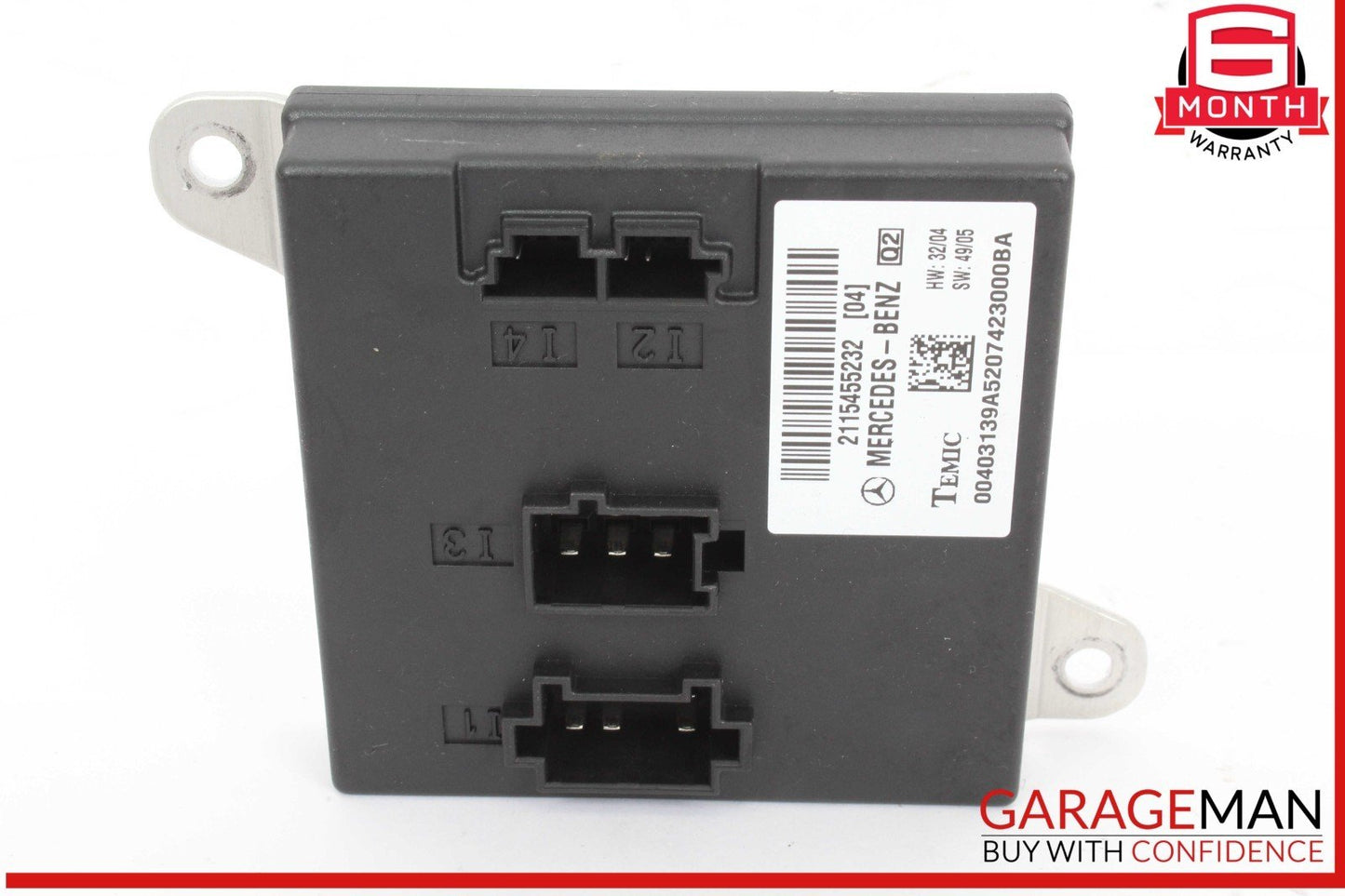 03-11 Mercedes W219 CLS550 E320 Body Control Module Unit BCM 2115455232 OEM