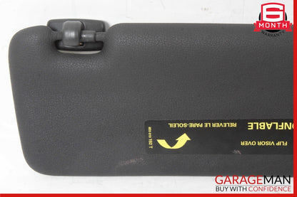10-17 Audi S5 A5 Front Left Driver Side Sun Visor Black OEM