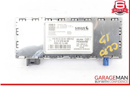 12-14 Mercedes W204 C250 GLK350 Sirius Satellite Radio Receiver 2128706489 OEM