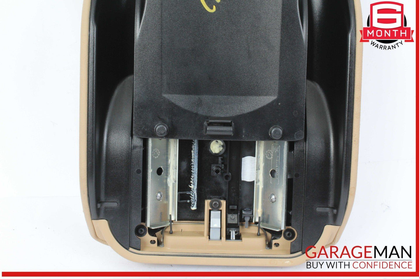 11-18 Porsche Cayenne 958 Center Console Armrest Arm Rest Door Lid Beige OEM