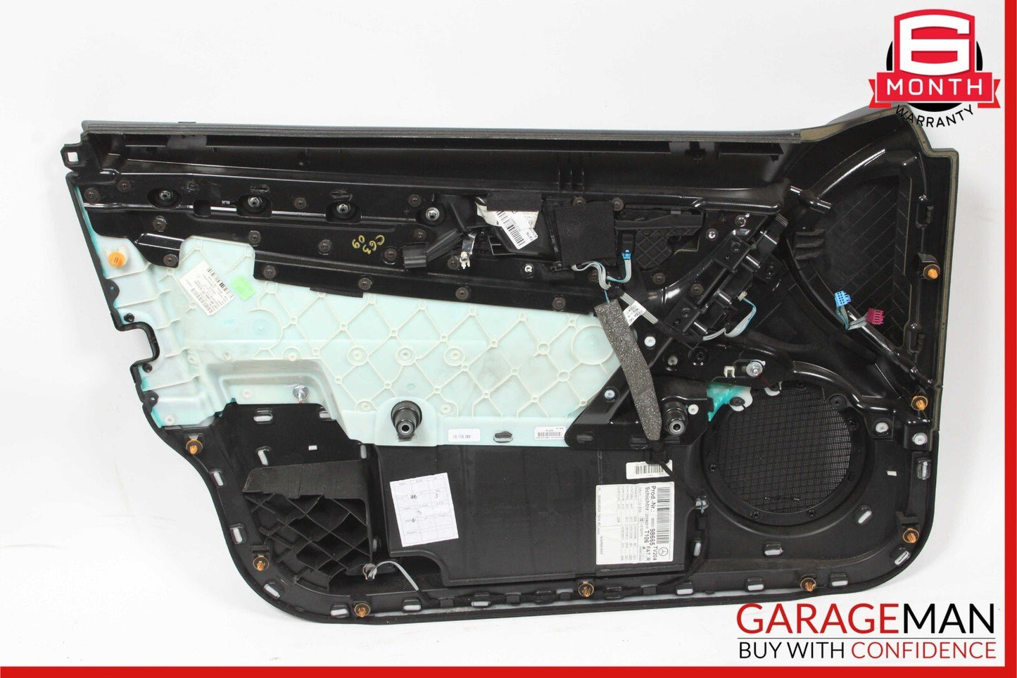 08-14 Mercedes W204 C63 AMG Sedan Front Right Passenger Interior Door Panel OEM