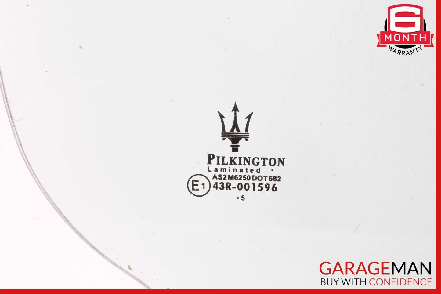 03-13 Maserati Quattroporte M139 Rear Right Side Door Window Glass OEM