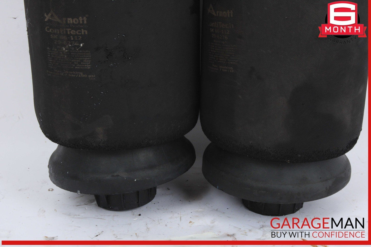 06-19 Mercedes X164 GL450 GLE400 Rear Air Suspension Bag Shock Set of 2 Pc OEM