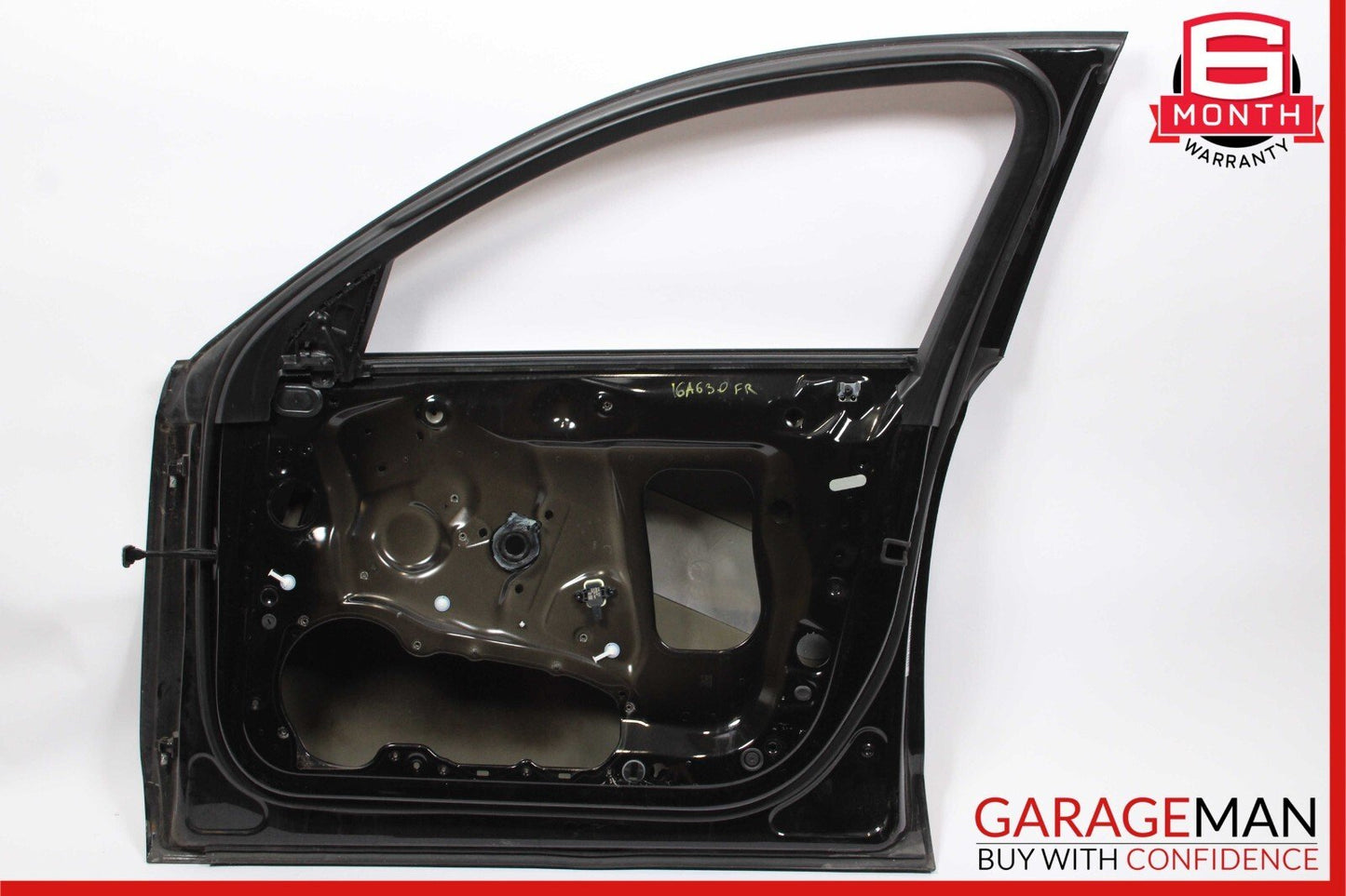 12-18 Audi A6 Front Right Passenger Side Exterior Door Shell Frame Panel Black
