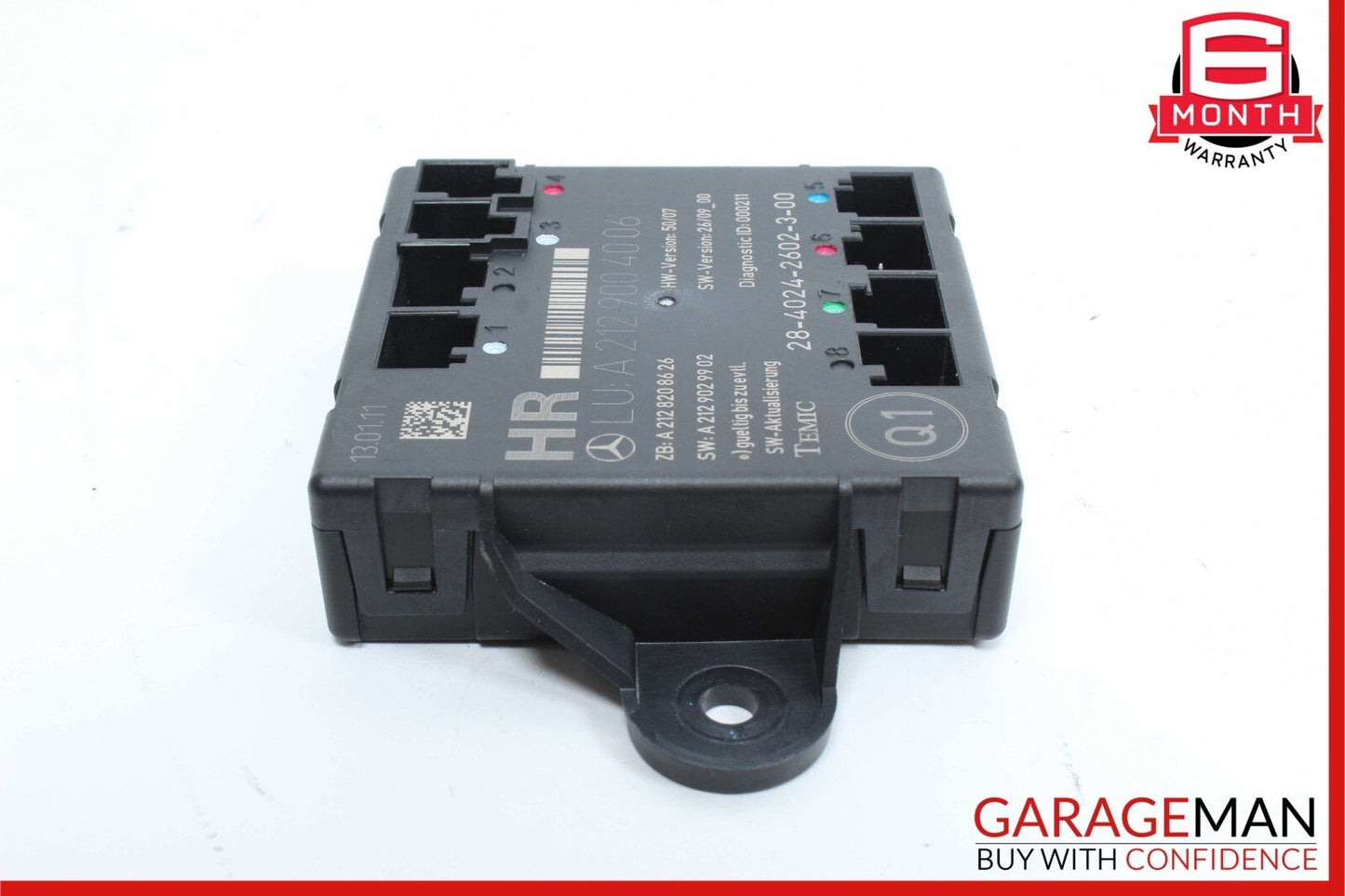 08-18 Mercedes W204 C300 GLK350 E350 Rear Right Side Door Control Module Unit