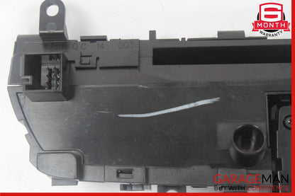 15-18 Mercedes W205 C300 Center Dashboard Hazard Control Switch w/ Clock Assy