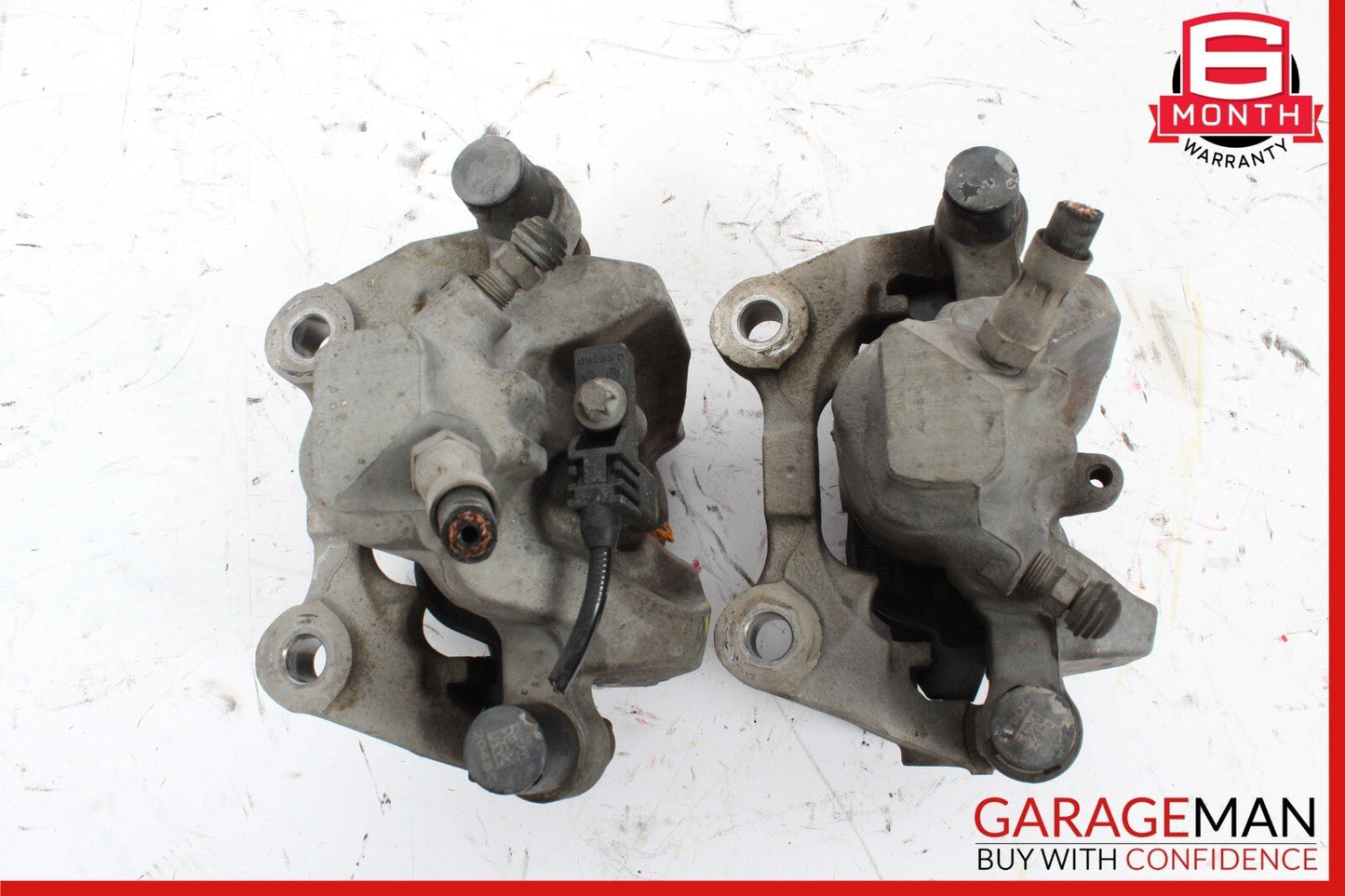 08-14 Mercedes W204 C250 C350 Rear Right And Left Brake Caliper Calipers Set OEM