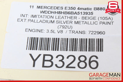 08-18 Mercedes E350 C250 C300 SLK300 Front Left Side Seat Control Module Unit