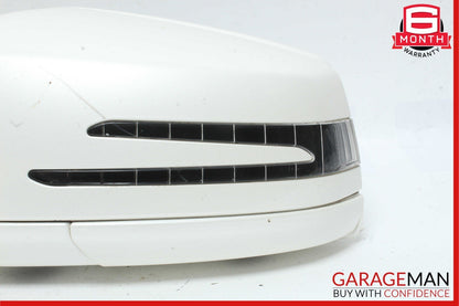 10-13 Mercedes W221 S550 Front Left Side Mirror Door Rear View Diamond White