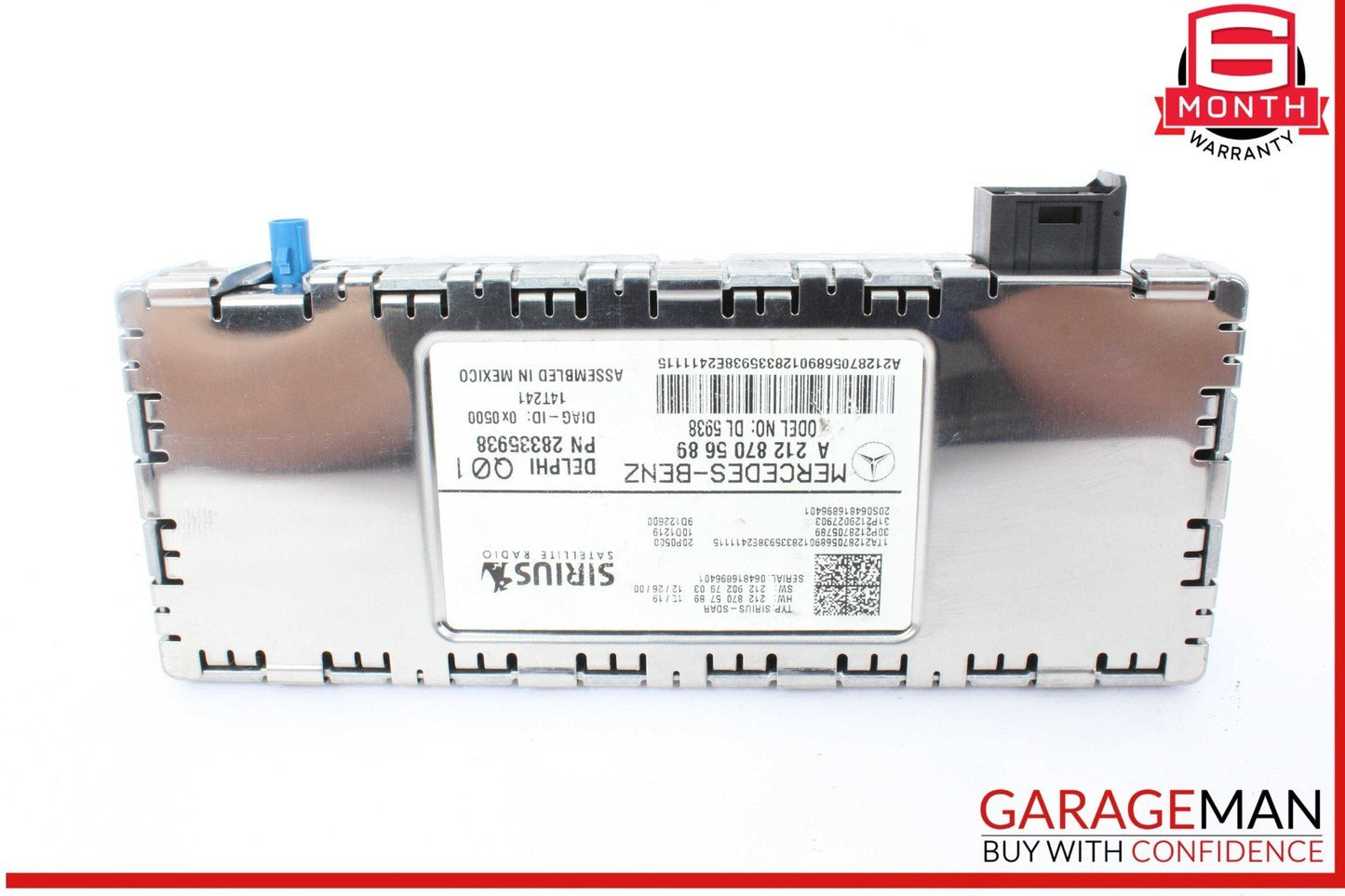 14-19 Mercedes W117 CLA250 Sirius Satellite Radio Receiver 2128705689 OEM