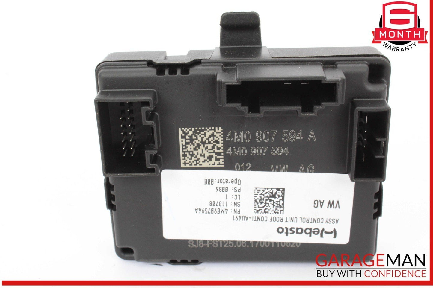 17-24 Audi A4 Sunroof Window Glass Control Module Unit 4M0907594A OEM
