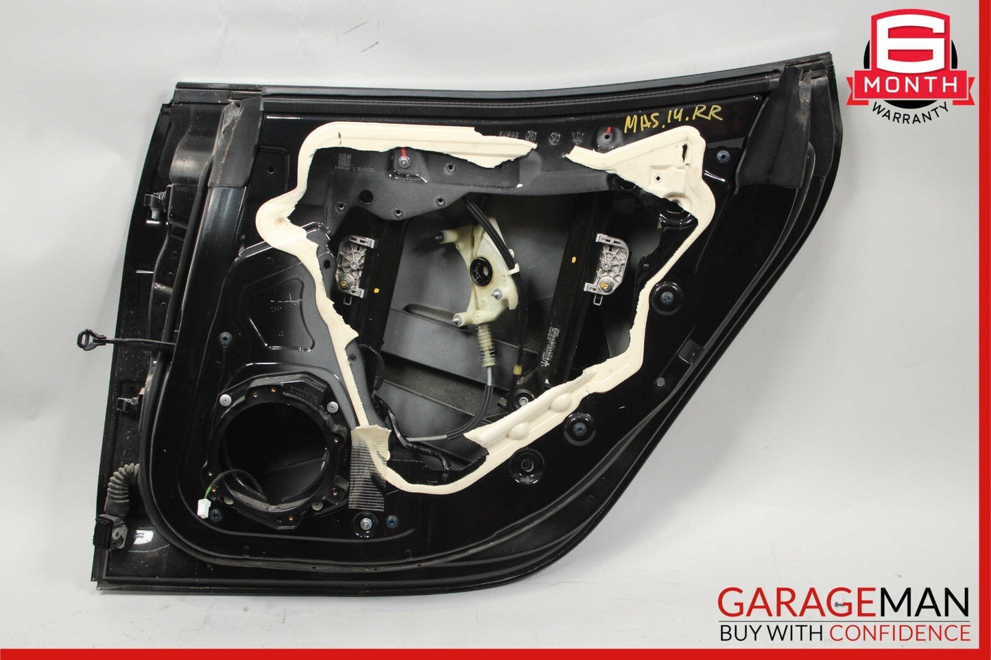 14-17 Maserati Ghibli Rear Right Passenger Side Exterior Door Shell Frame Panel