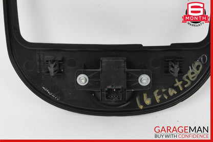 12-17 Fiat 500E Upper Sunroof Sun Roof Control Switch w/ Trim Panel Black OEM