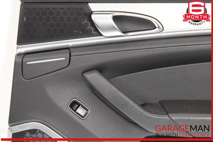 10-16 Porsche Panamera 970 GTS Rear Right Interior Door Panel Leather OEM