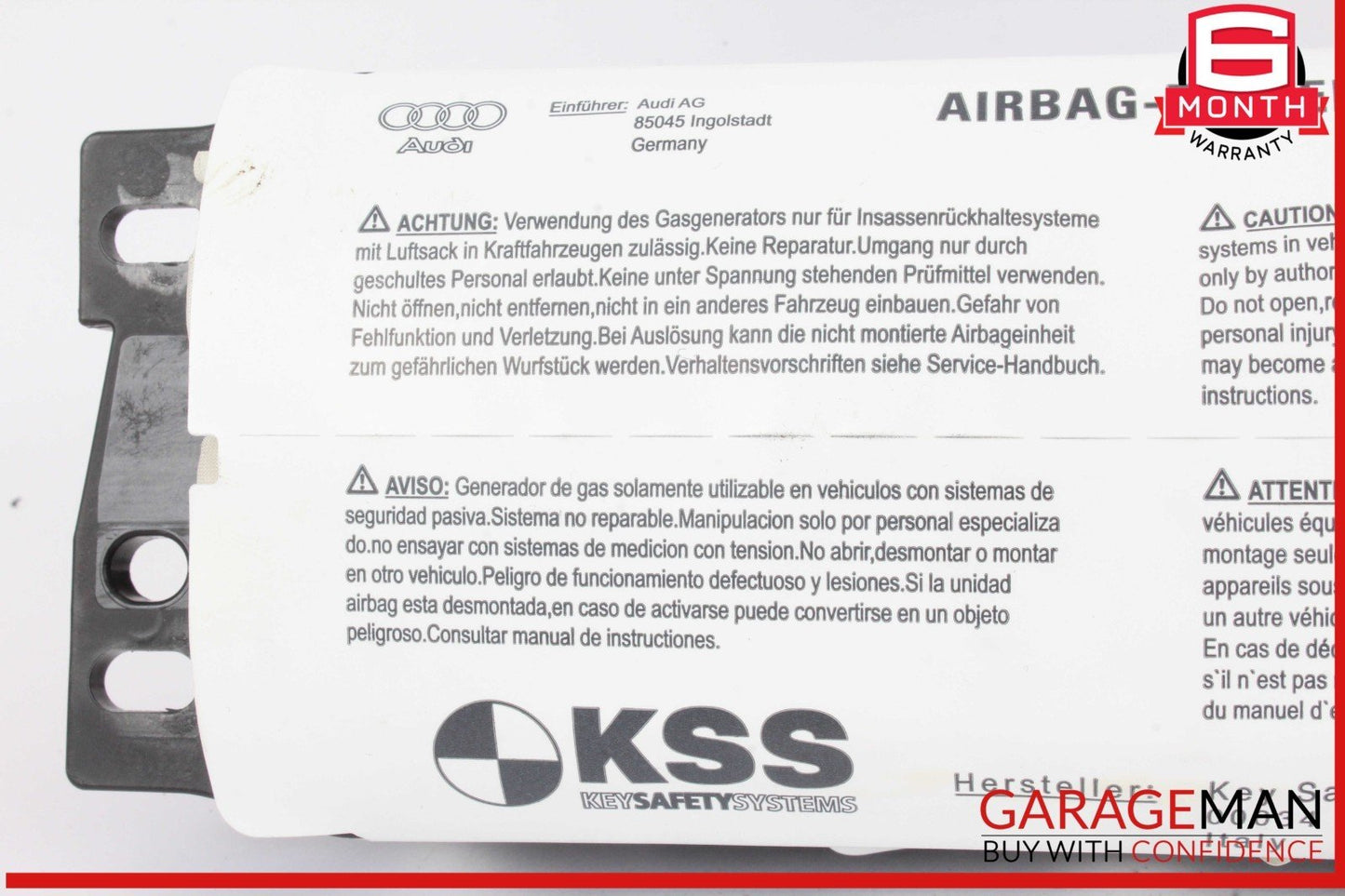 14-17 Audi SQ5 Front Right Passenger Side Dash Dashboard Airbag Air Bag OEM